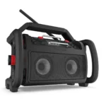 PerfectPro Rockpro Επιτραπέζιο Ραδιόφωνο Επαναφορτιζόμενο DAB+ με Bluetooth και USB Μαύρο