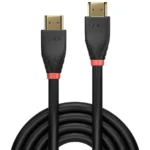 Lindy HDMI 2.0 Cable HDMI male - HDMI male 7.5m Μαύρο 41016