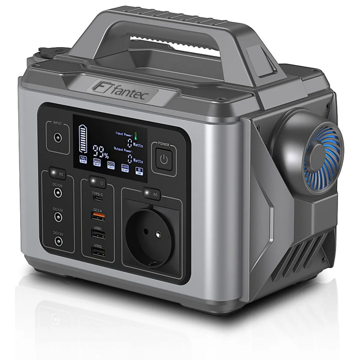 20231017151617_fantec_fantec_pgs_300_power_station_choritikotitas_300wh_80000mah Fantec Fantec PGS-300 Power Station Χωρητικότητας 300Wh / 80000mAh - Image 1
