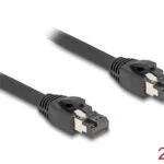 DeLock S/FTP Cat.8.1 Καλώδιο Δικτύου Ethernet 2m Μαύρο (80234)