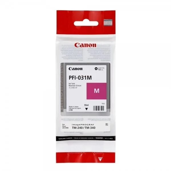 20231019114518_canon_pfi_031_melani_ektypoti_inkjet_matzenta_6265c001 Canon PFI-031 Γνήσιο Μελάνι Εκτυπωτή InkJet Ματζέντα (6265C001) - Image 1