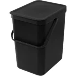 Brabantia Sort Κάδος Απορριμμάτων Πλαστικός Γκρι 25lt 129940