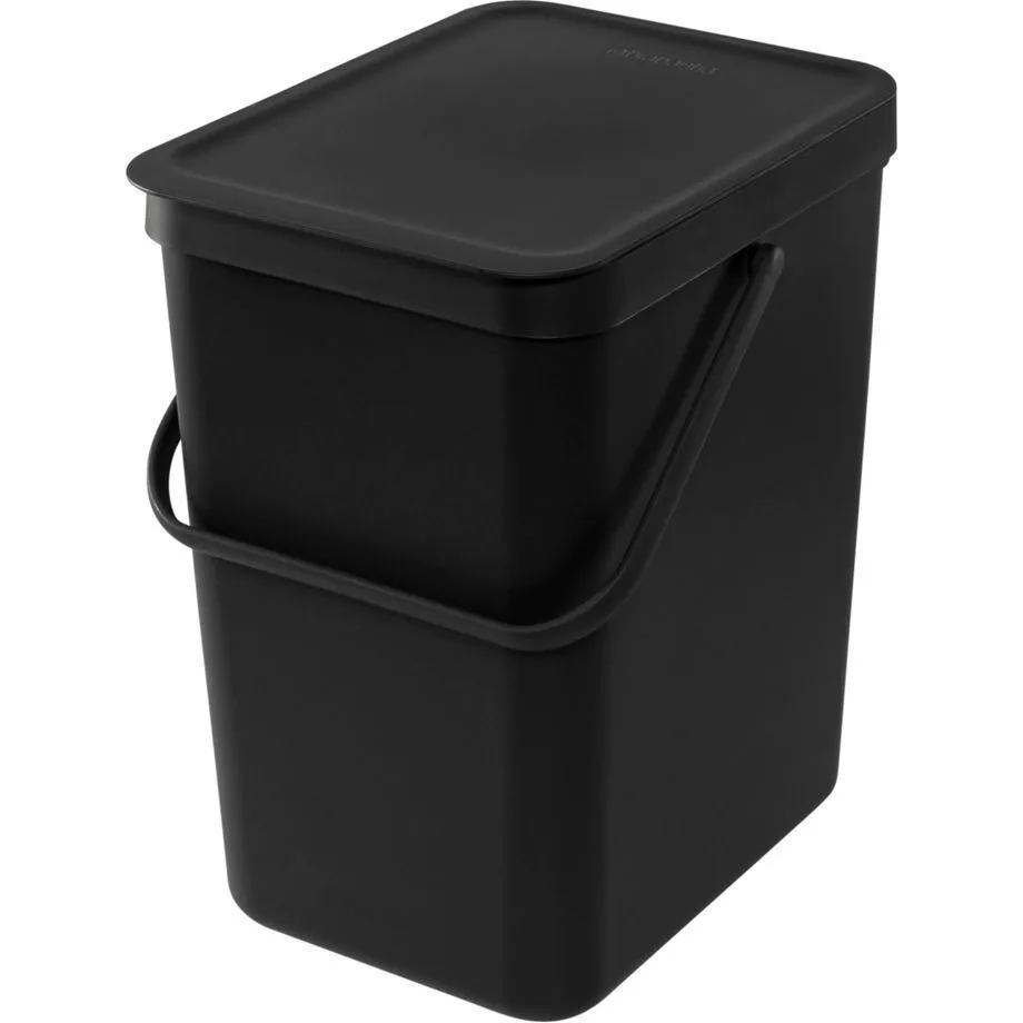 Brabantia Sort Κάδος Απορριμμάτων Πλαστικός Γκρι 25lt 129940 - Image 1
