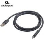 Cablexpert Regular USB 2.0 Cable USB-C male - USB-A male Μαύρο 1m (CCP-USB2-AMCM)