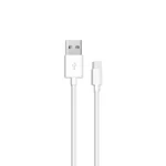 Savio Regular USB 2.0 Cable USB-C male - USB-A male Λευκό 1m (CL-125)