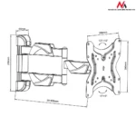 Maclean Energy MC-742 Επιτοίχια έως 42" και 25kg