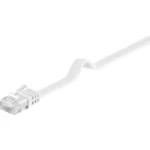 Goobay Flat U/UTP Cat.6 Καλώδιο Δικτύου Ethernet 5m Λευκό 1τμχ 95154