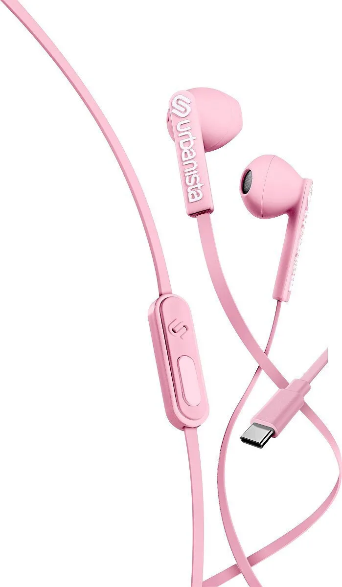 Urbanista 1037404 In-ear Handsfree με Βύσμα USB-C Ροζ - Image 1