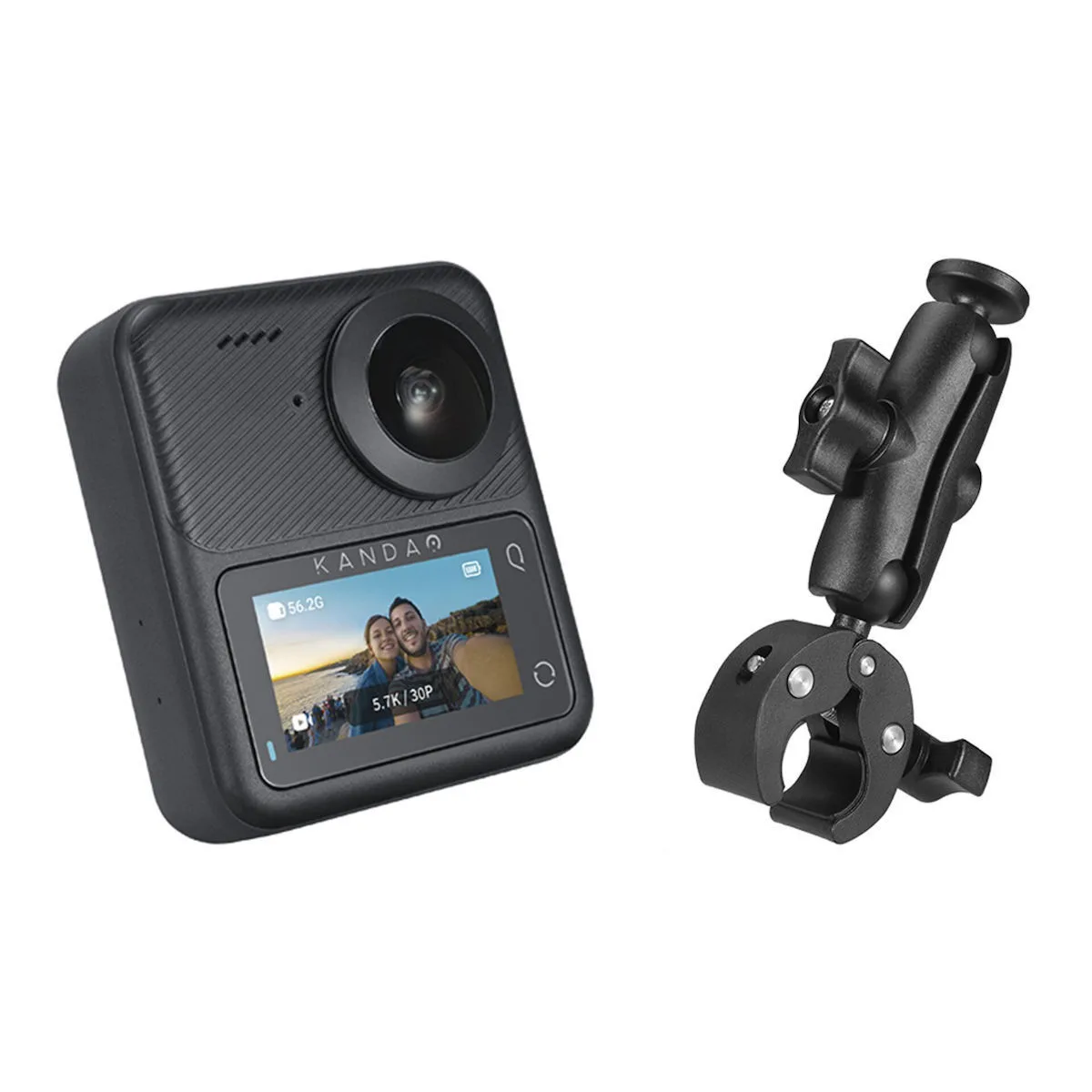 20231025092907_kandao_qoocam_3_motorcycle_kit_action_camera_5k_lipsis_360_me_wifi_mayri_me_othoni_1_9 Kandao QooCam 3 Motorcycle Kit Action Camera 5K Λήψης 360° Υποβρύχια με Οθόνη Αφής 1.9" και Wi-Fi Μαύρη - Image 1