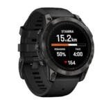 Garmin Epix Pro (Gen 2) Sapphire Edition Titanium 47mm Αδιάβροχο Smartwatch με Παλμογράφο (Carbon Grey DLC Titanium with Black Band)