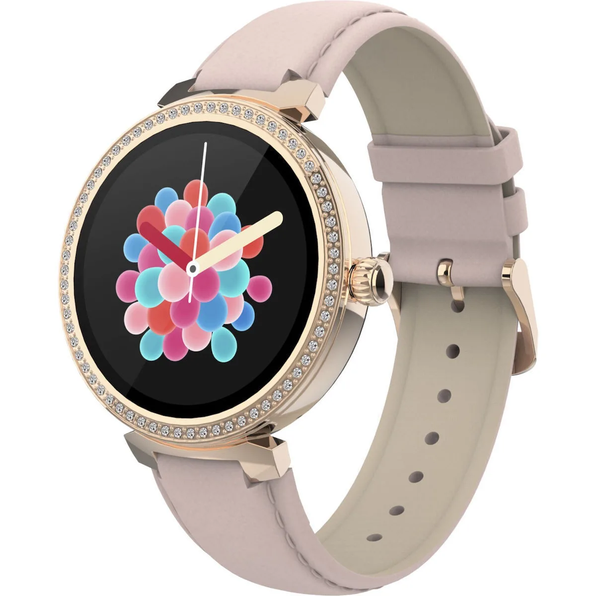 20231026141507_denver_swc_342_smartwatch_me_palmografo_roz Denver SWC-342 Smartwatch με Παλμογράφο (Ροζ) - Image 1