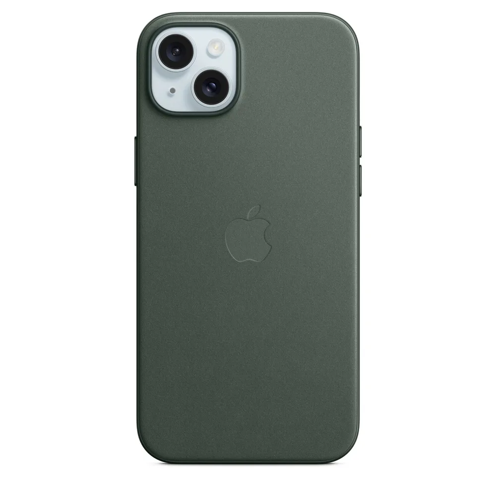 Apple FineWoven Case with MagSafe Back Cover Υφασμάτινο Evergreen (iPhone 15 Plus) MT4F3ZM/A - Image 1