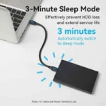 Vention Θήκη για Σκληρό Δίσκο 2.5" SATA III με σύνδεση USB 3.0 KPAB0