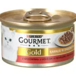 Gourmet Υγρή Τροφή για Ενήλικες Γάτες σε Κονσέρβα με Βοδινό χωρίς Γλουτένη 85gr