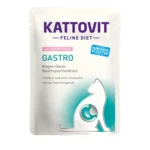 Kattovit Feline Gastro Υγρή Τροφή για Ενήλικες Γάτες σε Φακελάκι με Ρύζι και Σολομό χωρίς Γλουτένη 85gr FINN.77233
