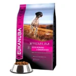 Eukanuba Premium Working & Endurance 15kg Ξηρά Τροφή χωρίς Γλουτένη για Ενήλικους Σκύλους με Κοτόπουλο