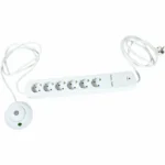 REV Multiple socket outlet 1,5m 6-fold control switch Πολύπριζο 6 Θέσεων με Διακόπτη 00251201