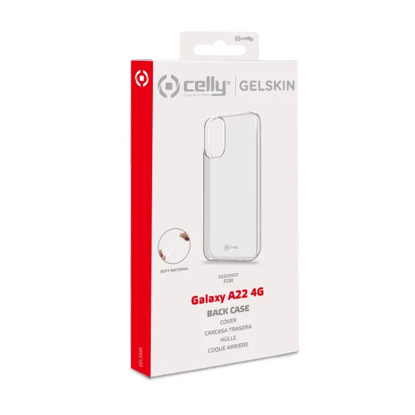 20231031150059_a598a783 Celly Gelskin Back Cover Σιλικόνης Διάφανο (Galaxy A22 4G) GELSKIN969 - Image 1