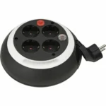 Brennenstuhl Comfort-Line H05VV-F 3G1,5 Μπαλαντέζα Καρούλι Κλειστού Τύπου 4 Θέσεων με Καλώδιο 3m Διατομή 3 x 1.5mm² και Γείωση 1109220