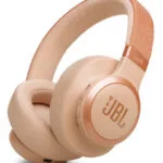 JBL Live 770NC Ασύρματα / Ενσύρματα Over Ear Ακουστικά με 65 ώρες Λειτουργίας και Quick Charge Sandstone