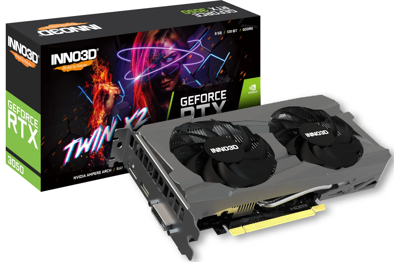 20231101154338_inno_3d_geforce_rtx_3050_8gb_gddr6_twin_x2_karta_grafikon_n30502_08d6_1711va41 Inno 3D GeForce RTX 3050 8GB GDDR6 Twin X2 Κάρτα Γραφικών N30502-08D6-1711VA41 - Image 1
