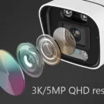 Foscam FSC-V5P-WH IP Κάμερα Παρακολούθησης Wi-Fi Full HD+ 5MP Αδιάβροχη με Αμφίδρομη Επικοινωνία