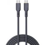Aukey USB 2.0 Cable USB-C male - USB-C 100W Μαύρο 1m (AKAUKKUCBSCC101)