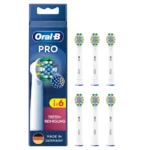 Oral-B Pro Deep Cleaning Ανταλλακτικές Κεφαλές για Ηλεκτρική Οδοντόβουρτσα 860793 6τμχ
