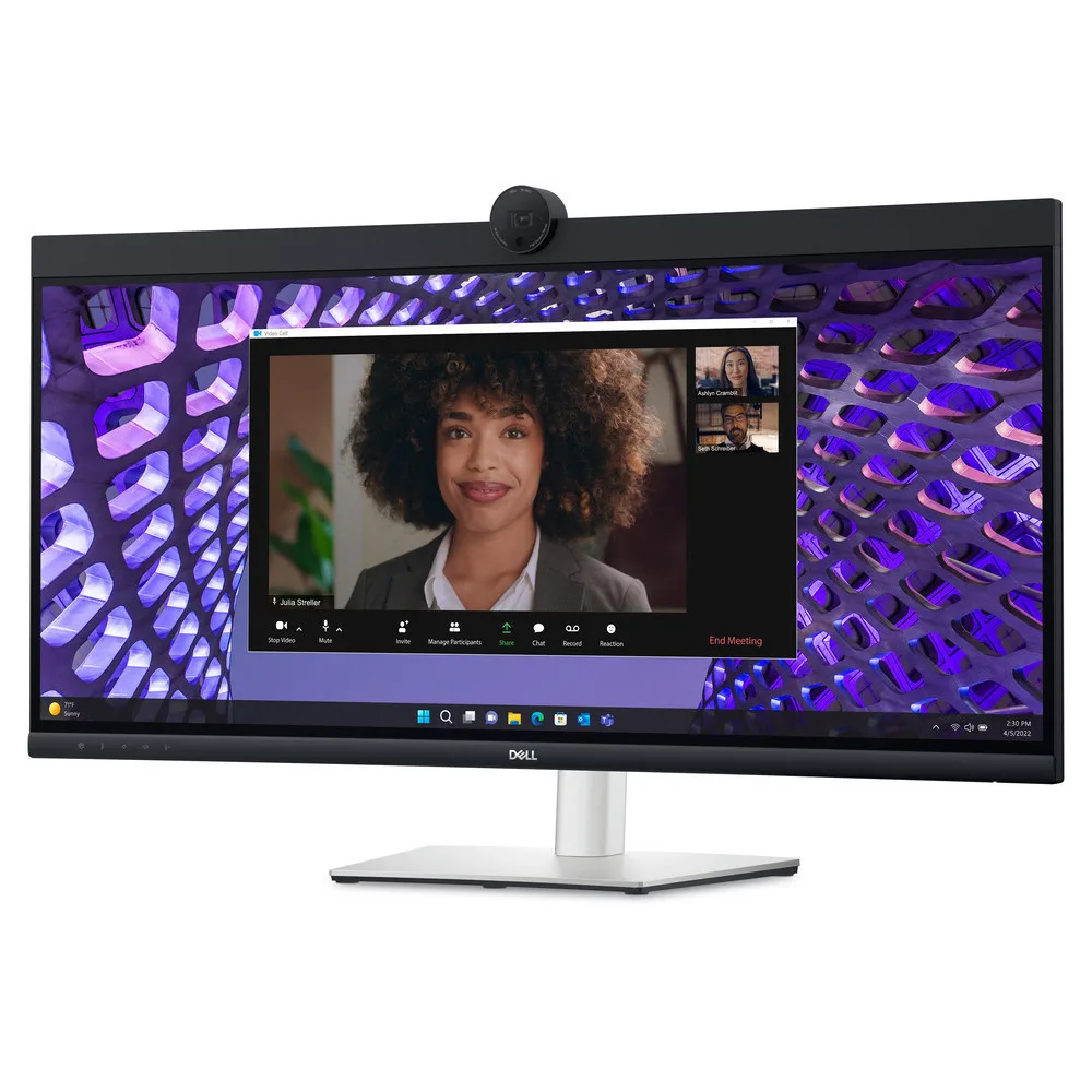 Dell P3424WEB Ultrawide IPS Curved Monitor 34" QHD 3440x1440 με Χρόνο Απόκρισης 5ms GTG - Image 1
