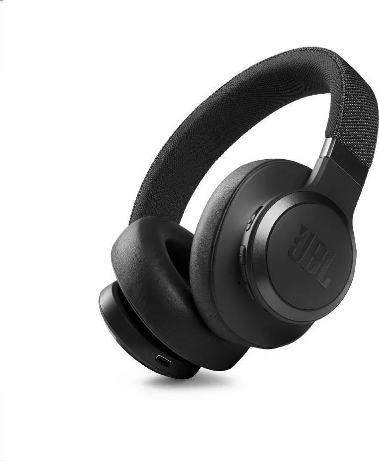 JBL Live 770NC Ασύρματα / Ενσύρματα Over Ear Ακουστικά με 65 ώρες Λειτουργίας και Quick Charge Μαύρα - Image 1