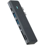 Rapoo USB-C / USB-A Docking Station με 4K PD Ethernet Γκρι (11411)