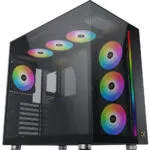 Xigmatek AQUA Ultra Air Gaming Full Tower Κουτί Υπολογιστή με Πλαϊνό Παράθυρο και RGB Φωτισμό Μαύρο