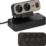 Brennenstuhl Πολύπριζο 10 Θέσεων με 2 USB-A, 1 USB-C, Διακόπτη και Καλώδιο 2m 1153580200