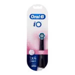Oral-B iO Gentle Care Ανταλλακτικές Κεφαλές για Ηλεκτρική Οδοντόβουρτσα Black 4τμχ