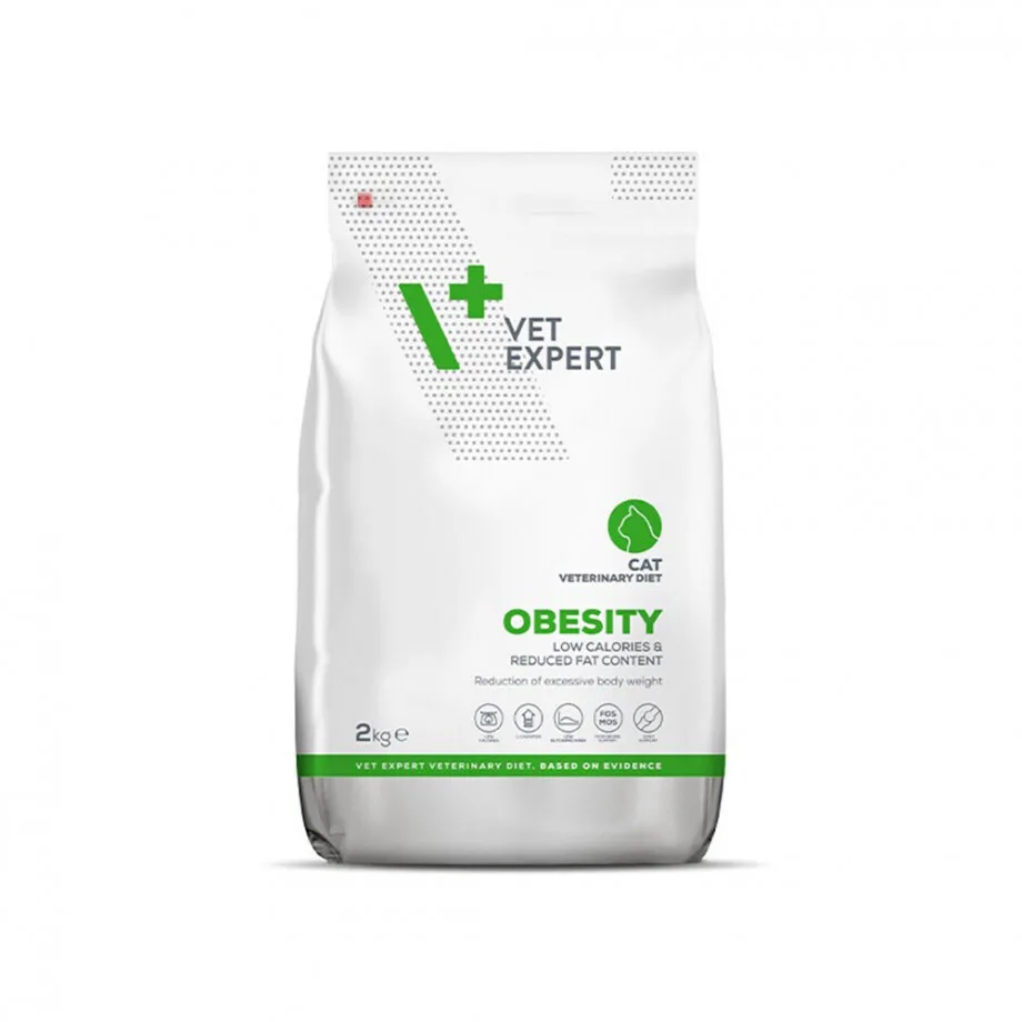 20231110173312_vetexpert_xira_trofi_gatas_2kg VetExpert Obesity Ξηρά Τροφή Γάτας με Πουλερικά / Κρέας / Πατάτες / Καλαμπόκι / Ρύζι / Λαχανικά / Συκώτι 2kg - Image 1