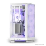 NZXT H6 Flow RGB Gaming Midi Tower Κουτί Υπολογιστή με Πλαϊνό Παράθυρο Λευκό