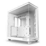 NZXT H6 Flow Gaming Midi Tower Κουτί Υπολογιστή με Πλαϊνό Παράθυρο Λευκό
