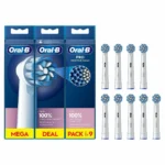 Oral-B Pro Sensitive Clean Ανταλλακτικές Κεφαλές για Ηλεκτρική Οδοντόβουρτσα 169127 9τμχ