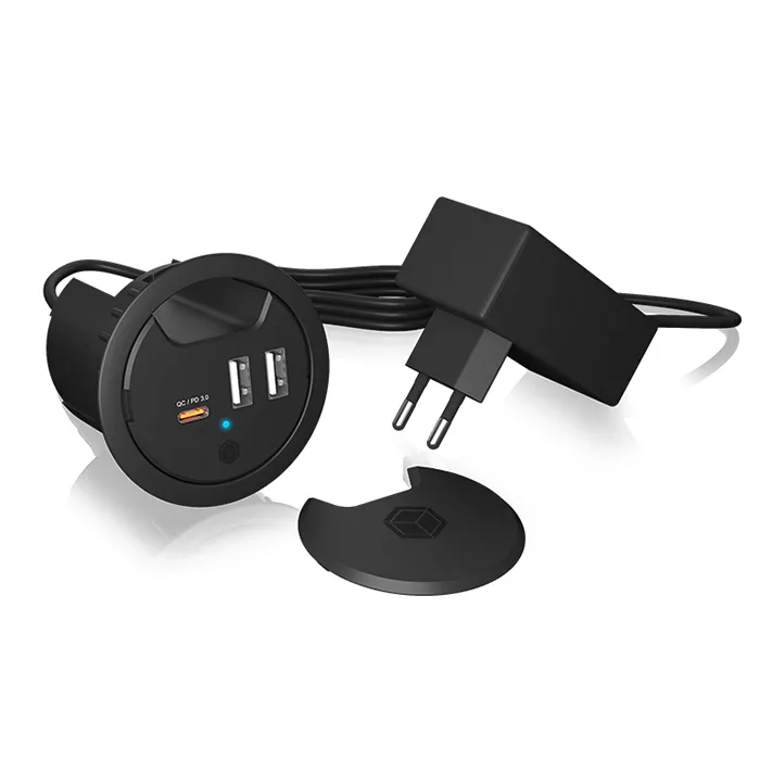 Raidsonic Icy Box Ib-hub1407 Usb Desk Charger - Image 1