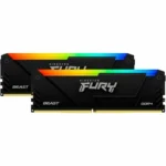 Kingston Fury Beast RGB DDR4 με Module 1x8GB και Ταχύτητα 3200 για Desktop KF432C16BB2A/8
