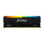 Kingston FURY Beast RGB DDR4 με Module 1x32GB και Ταχύτητα 3200 για Desktop KF432C16BB12AK2/32