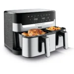 Tefal Easy Fry Air Fryer με Διπλό Αποσπώμενο Κάδο 8.3lt Ασημί