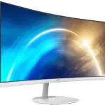 MSI PRO MP341CQW Ultrawide VA Curved Gaming Monitor 34" QHD 3440x1440 με Χρόνο Απόκρισης 4ms GTG