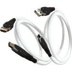 Gioteck Viper Cable Pack (HDMI & USB-C) HDMI 2.1 Braided Cable HDMI male - HDMI male 2m Λευκό