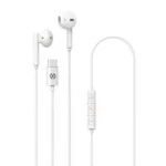 Celly UP1100 Earbuds Handsfree με Βύσμα USB-C Λευκό