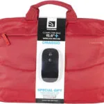 Tucano Idea Bundle with Mouse Τσάντα Ώμου / Χειρός για Laptop 16" σε Κόκκινο χρώμα