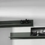 Ράφια Τοίχου Soho Black Matte (2τμχ) 125x20x20εκ. 125CM
