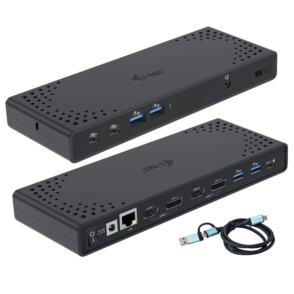 20231123154045_i_tec_usb_c_docking_station_me_hdmi_displayport_4k_pd_ethernet_kai_syndesi_2_othonon_mayro_cadua4kdockpdl2 i-tec USB-C Docking Station με HDMI/DisplayPort 4K PD Ethernet και σύνδεση 2 Οθονών Μαύρο (CADUA4KDOCKPDL2) - Image 1