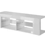 Cama White / White Gloss Μ134xΠ50xΥ40cm