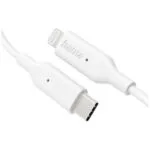 HAMA USB-C to Lightning Cable 10W Λευκό 1m (00201598)